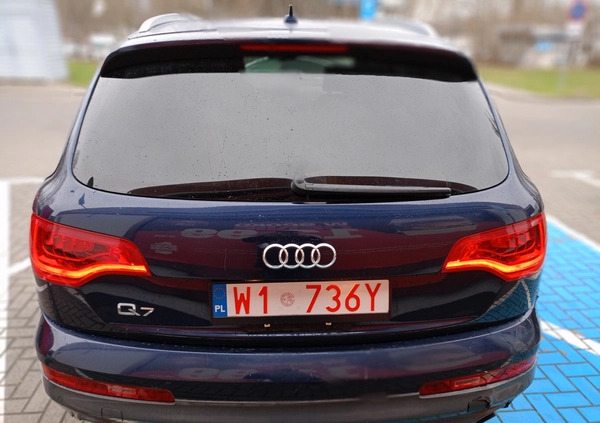 Audi Q7 cena 47500 przebieg: 231000, rok produkcji 2012 z Warszawa małe 254